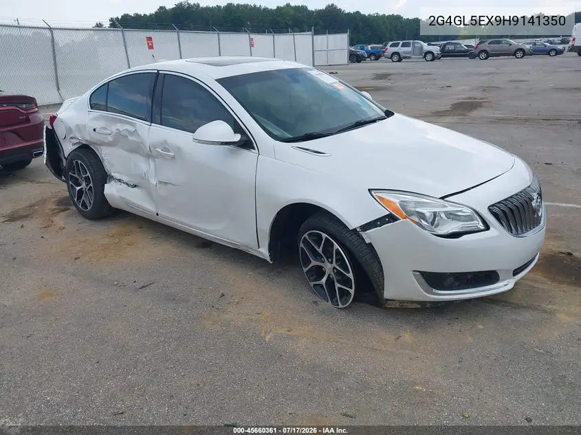 2017 Buick Regal Turbo Sport Touring VIN: 2G4GL5EX9H9141350 Lot: 45660361