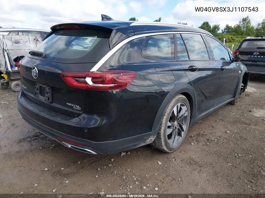 2018 Buick Regal Tourx Essence VIN: W04GV8SX3J1107543 Lot: 45338463