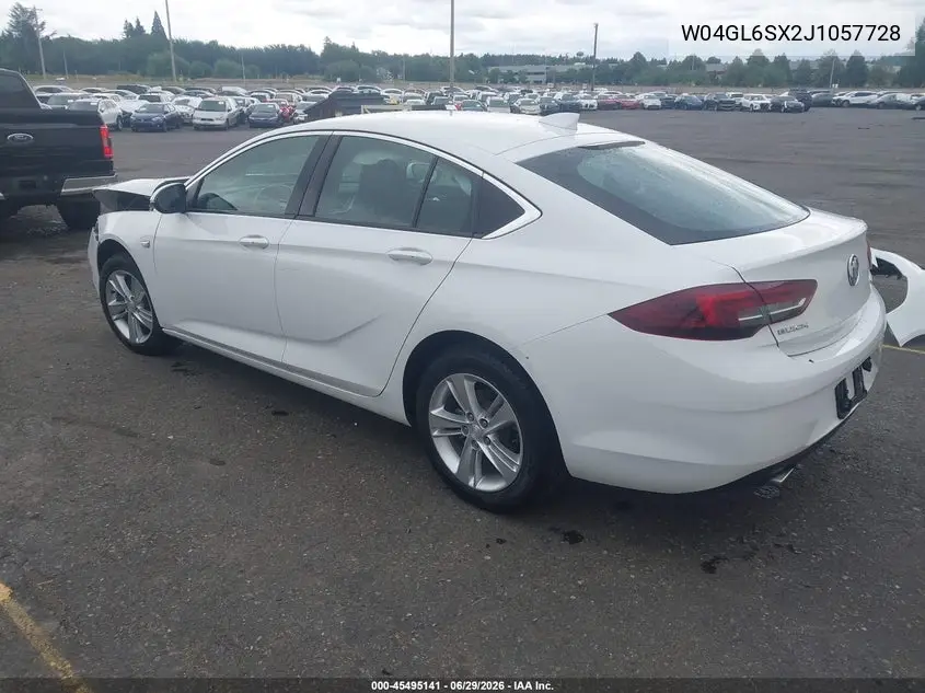 2018 Buick Regal Sportback Preferred VIN: W04GL6SX2J1057728 Lot: 45495141