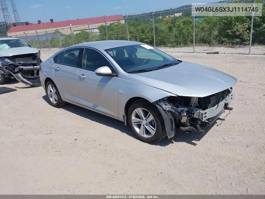 2018 Buick Regal Sportback Preferred VIN: W04GL6SX3J1114745 Lot: 45531313