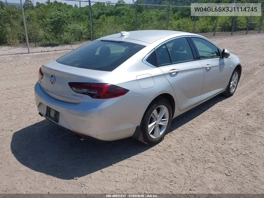 2018 Buick Regal Sportback Preferred VIN: W04GL6SX3J1114745 Lot: 45531313