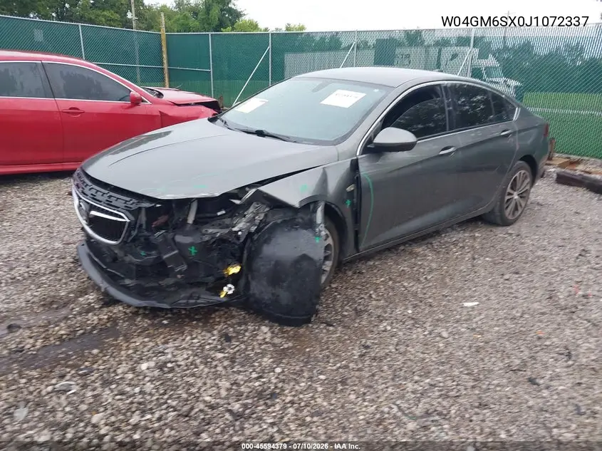 2018 Buick Regal Sportback Preferred Ii VIN: W04GM6SX0J1072337 Lot: 45594379