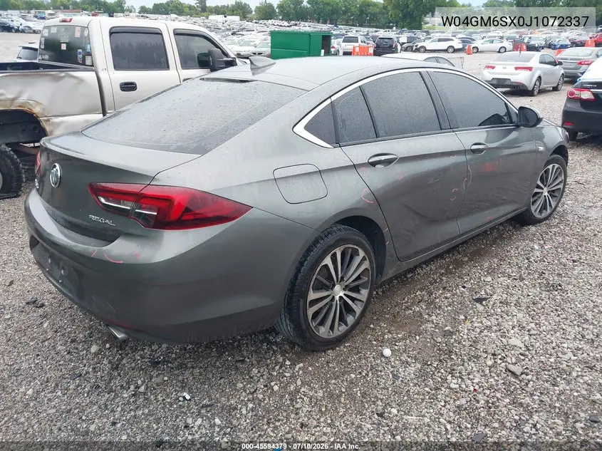 2018 Buick Regal Sportback Preferred Ii VIN: W04GM6SX0J1072337 Lot: 45594379