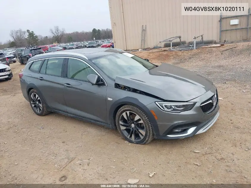 W04GV8SX8K1020111 2019 Buick Regal Tourx Awd Essence