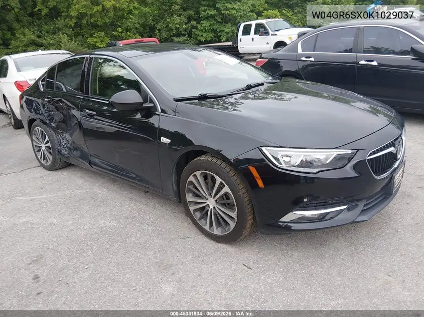 2019 Buick Regal Sportback Awd Essence VIN: W04GR6SX0K1029037 Lot: 45331934