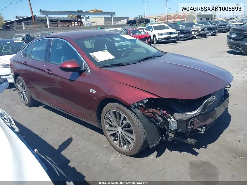 2019 Buick Regal Sportback Awd Essence VIN: W04GR6SXXK1005893 Lot: 45386283