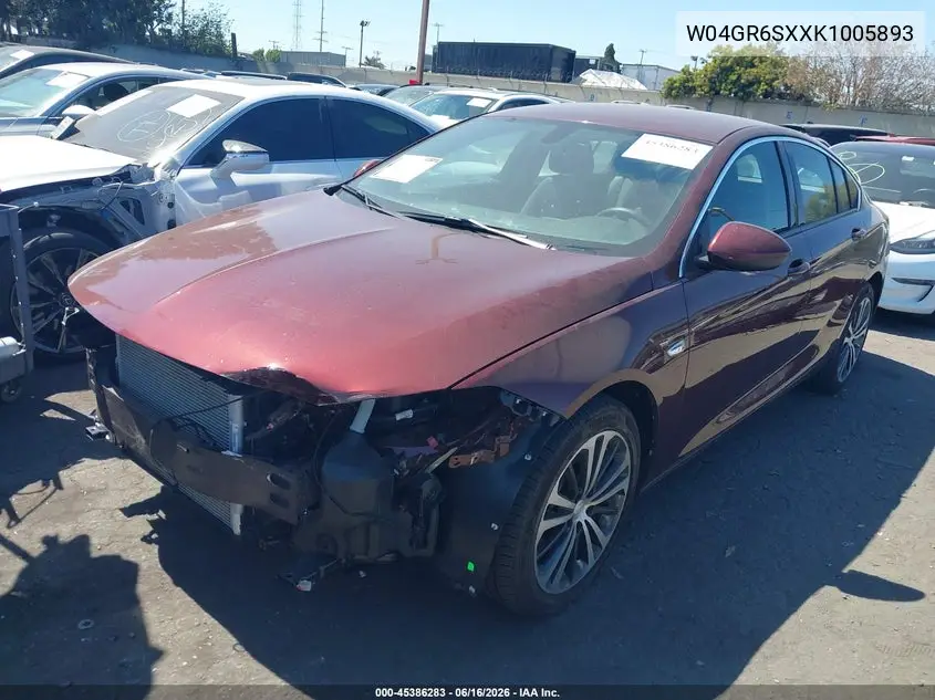 2019 Buick Regal Sportback Awd Essence VIN: W04GR6SXXK1005893 Lot: 45386283