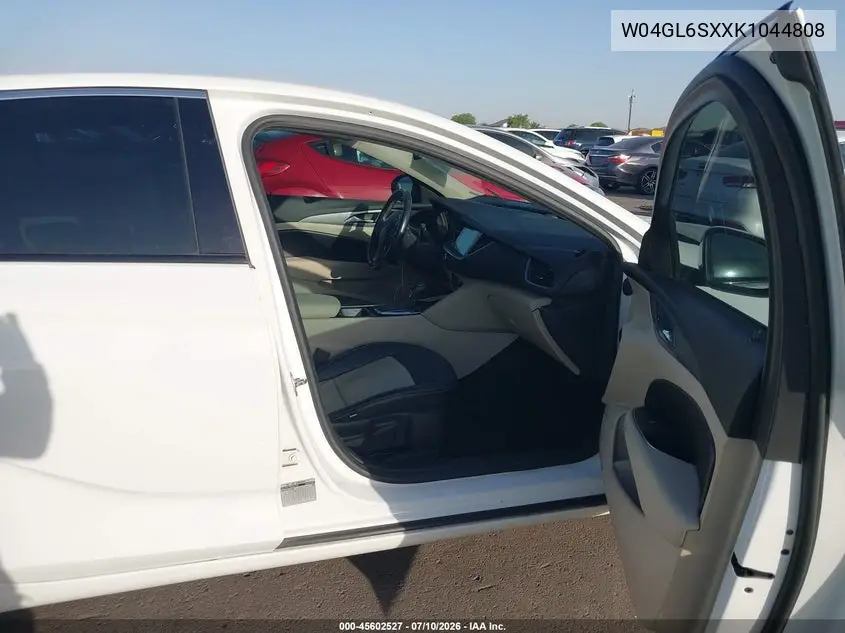 2019 Buick Regal Sportback Fwd Preferred VIN: W04GL6SXXK1044808 Lot: 45602527