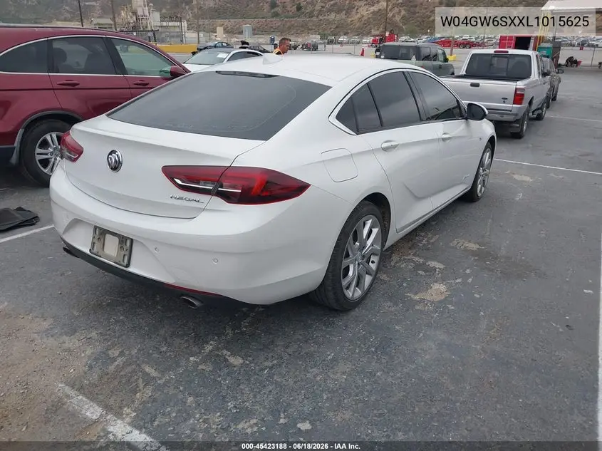2020 Buick Regal Sportback Fwd Avenir VIN: W04GW6SXXL1015625 Lot: 45423188