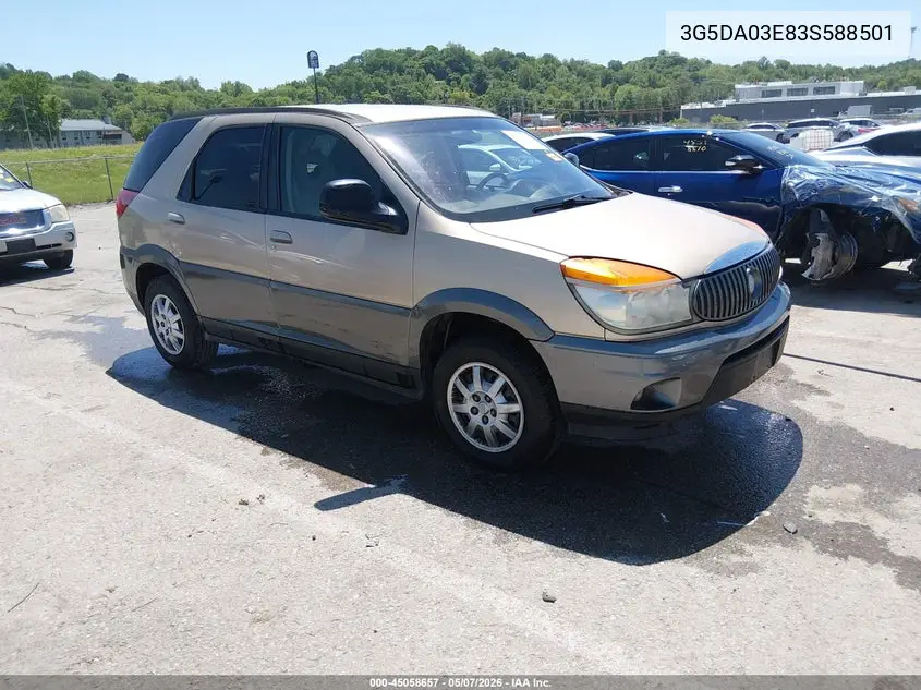 2003 Buick Rendezvous Cx VIN: 3G5DA03E83S588501 Lot: 45058657