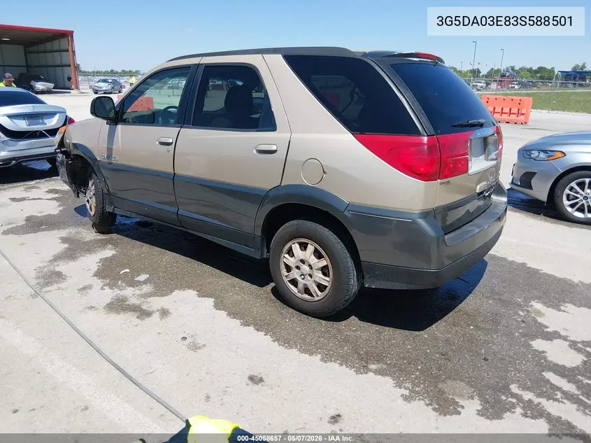 2003 Buick Rendezvous Cx VIN: 3G5DA03E83S588501 Lot: 45058657
