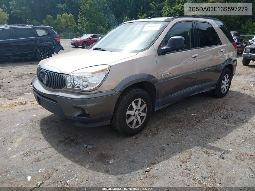2003 Buick Rendezvous Cx VIN: 3G5DA03E13S597279 Lot: 45648355