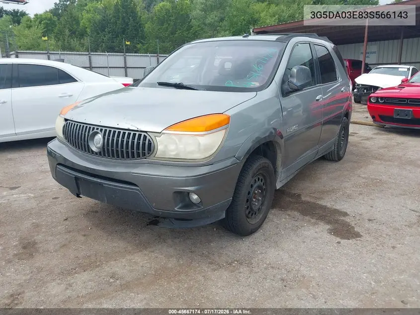 2003 Buick Rendezvous Cx VIN: 3G5DA03E83S566143 Lot: 45667174