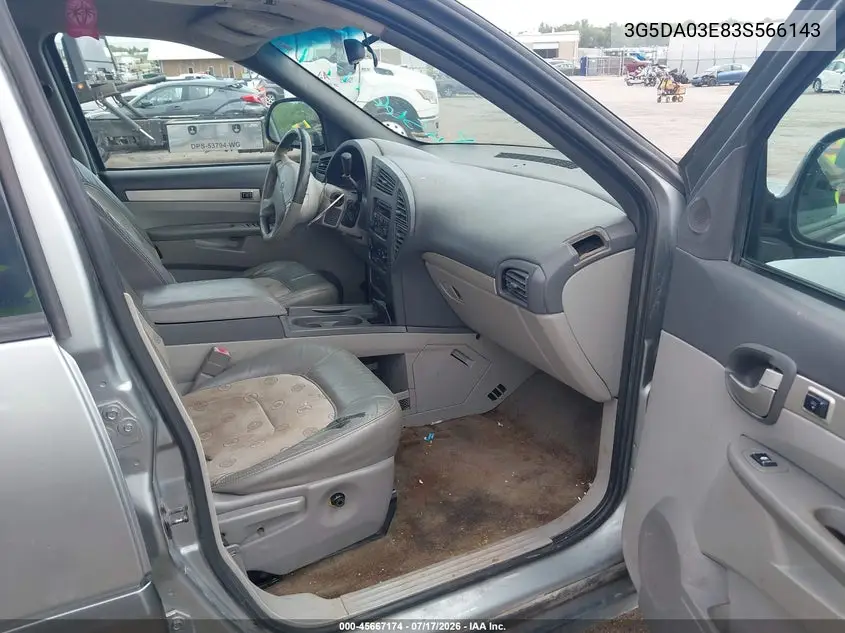 2003 Buick Rendezvous Cx VIN: 3G5DA03E83S566143 Lot: 45667174