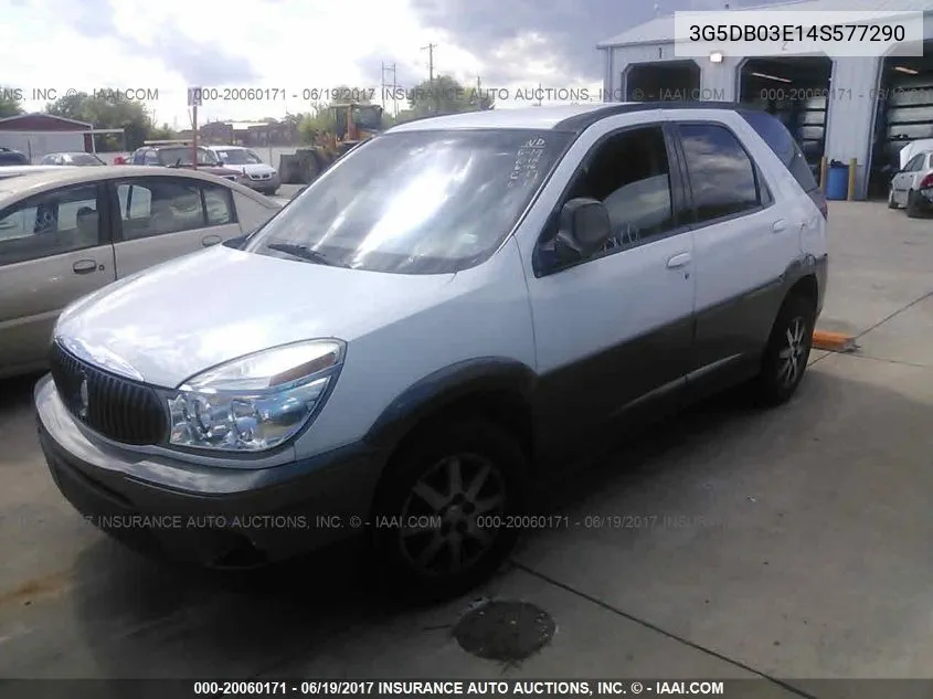 2004 Buick Rendezvous Cx/Cxl VIN: 3G5DB03E14S577290 Lot: 20060171