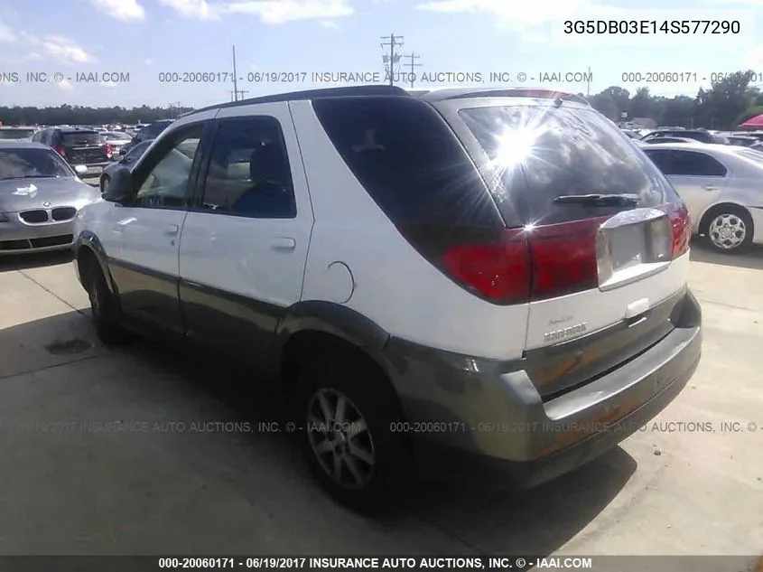 2004 Buick Rendezvous Cx/Cxl VIN: 3G5DB03E14S577290 Lot: 20060171
