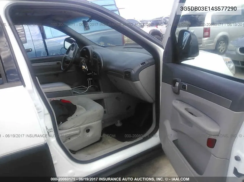 2004 Buick Rendezvous Cx/Cxl VIN: 3G5DB03E14S577290 Lot: 20060171