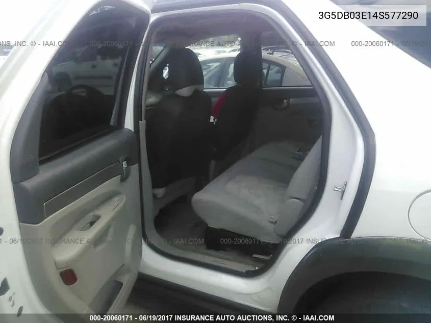2004 Buick Rendezvous Cx/Cxl VIN: 3G5DB03E14S577290 Lot: 20060171