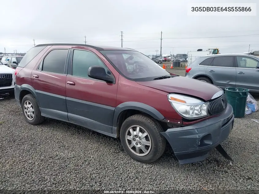2004 Buick Rendezvous Cx VIN: 3G5DB03E64S555866 Lot: 44761318