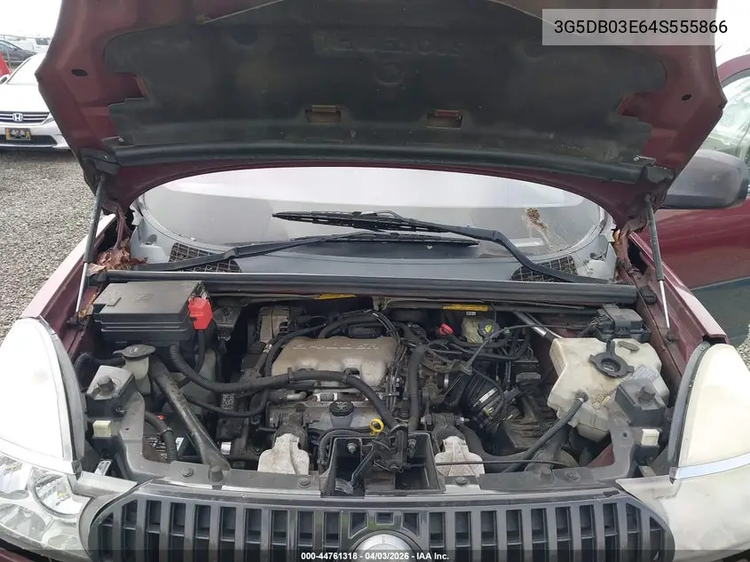 2004 Buick Rendezvous Cx VIN: 3G5DB03E64S555866 Lot: 44761318