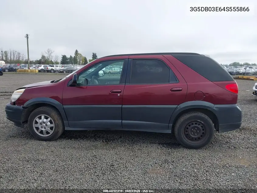2004 Buick Rendezvous Cx VIN: 3G5DB03E64S555866 Lot: 44761318