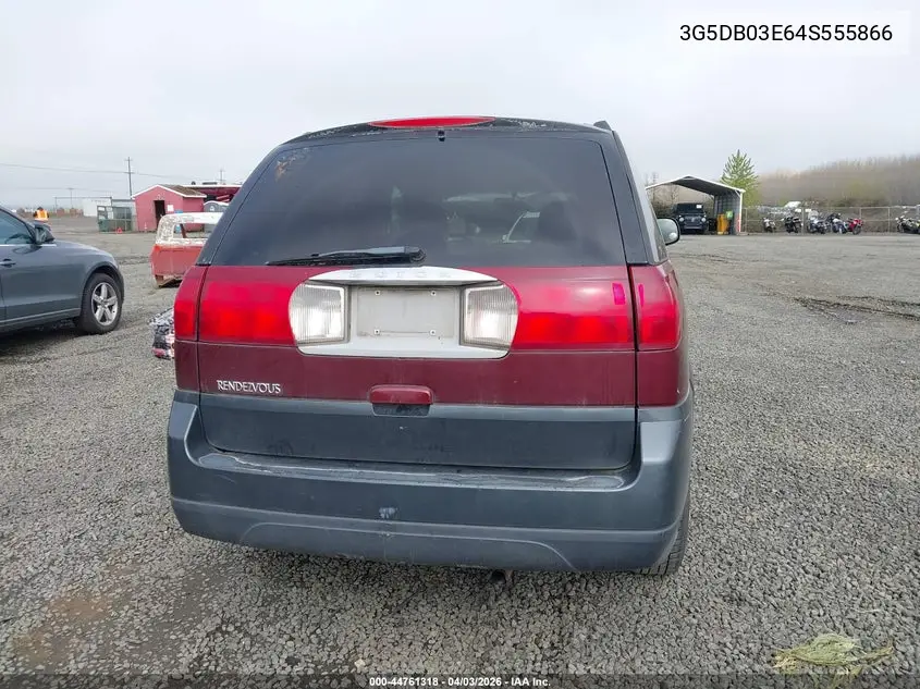 2004 Buick Rendezvous Cx VIN: 3G5DB03E64S555866 Lot: 44761318
