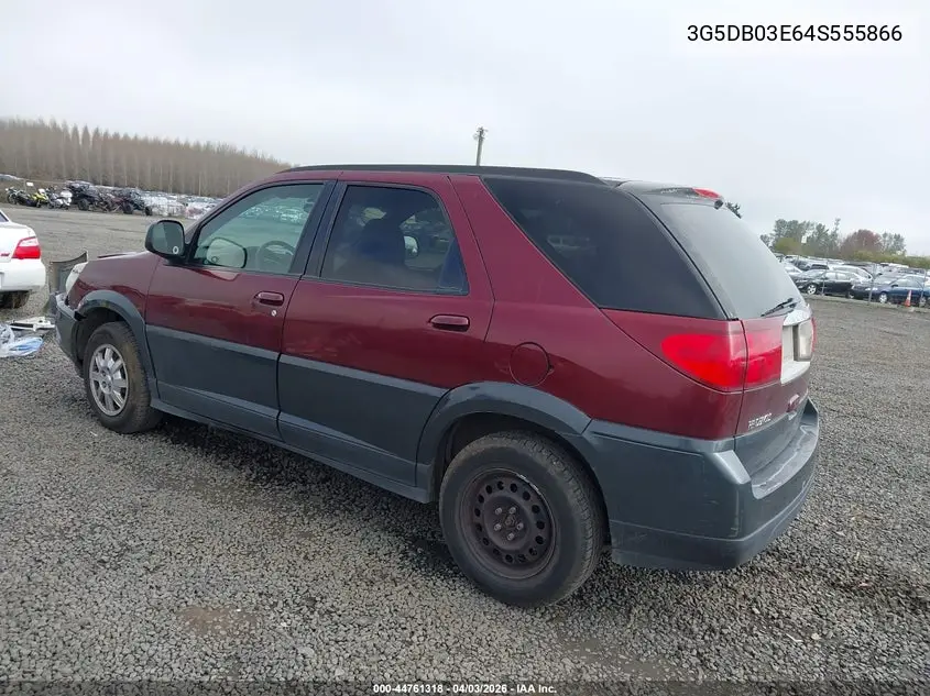 2004 Buick Rendezvous Cx VIN: 3G5DB03E64S555866 Lot: 44761318