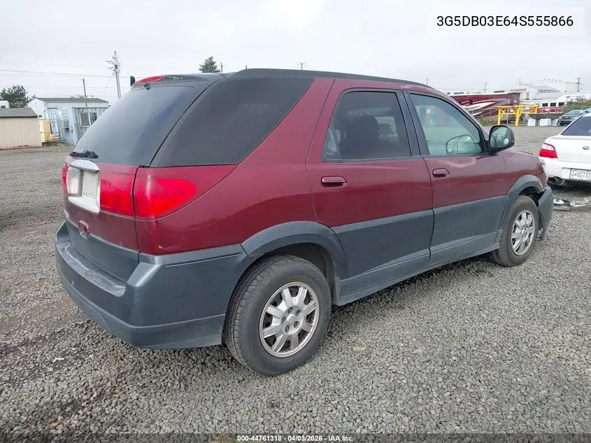 2004 Buick Rendezvous Cx VIN: 3G5DB03E64S555866 Lot: 44761318
