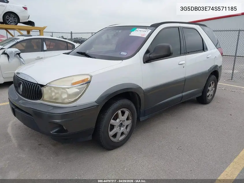 2004 Buick Rendezvous Cx VIN: 3G5DB03E74S571185 Lot: 44797217