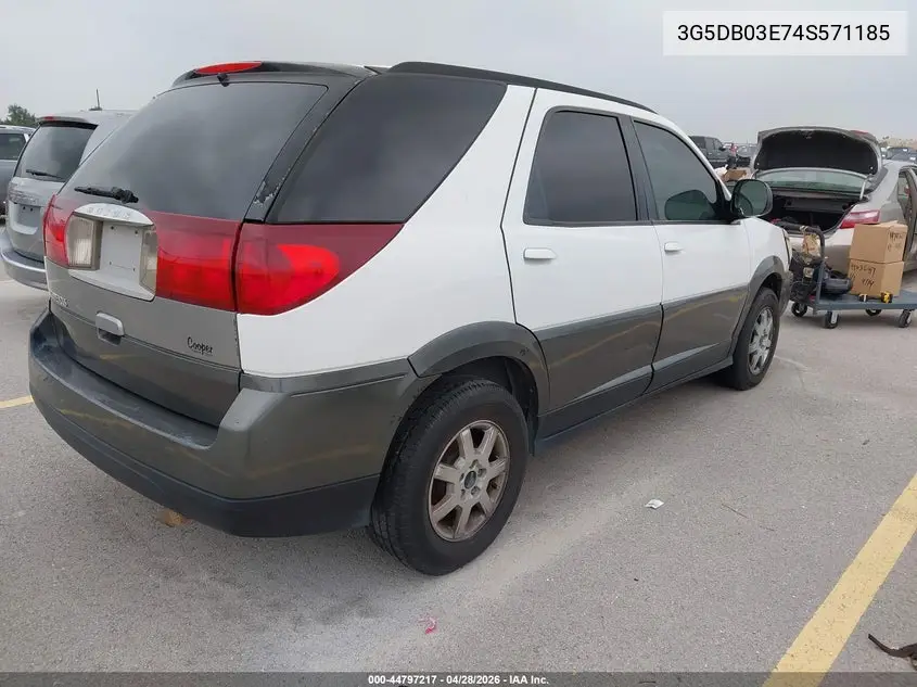 2004 Buick Rendezvous Cx VIN: 3G5DB03E74S571185 Lot: 44797217