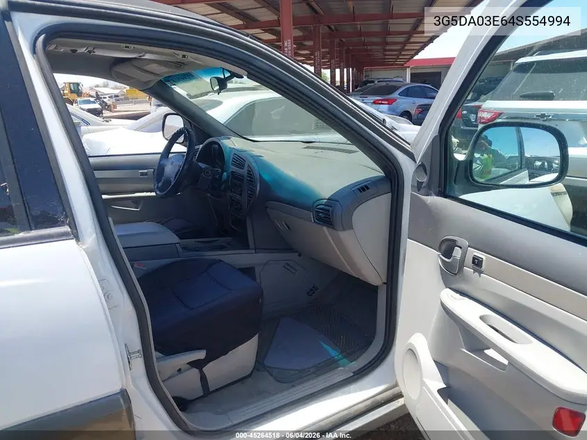 2004 Buick Rendezvous Cx VIN: 3G5DA03E64S554994 Lot: 45264518