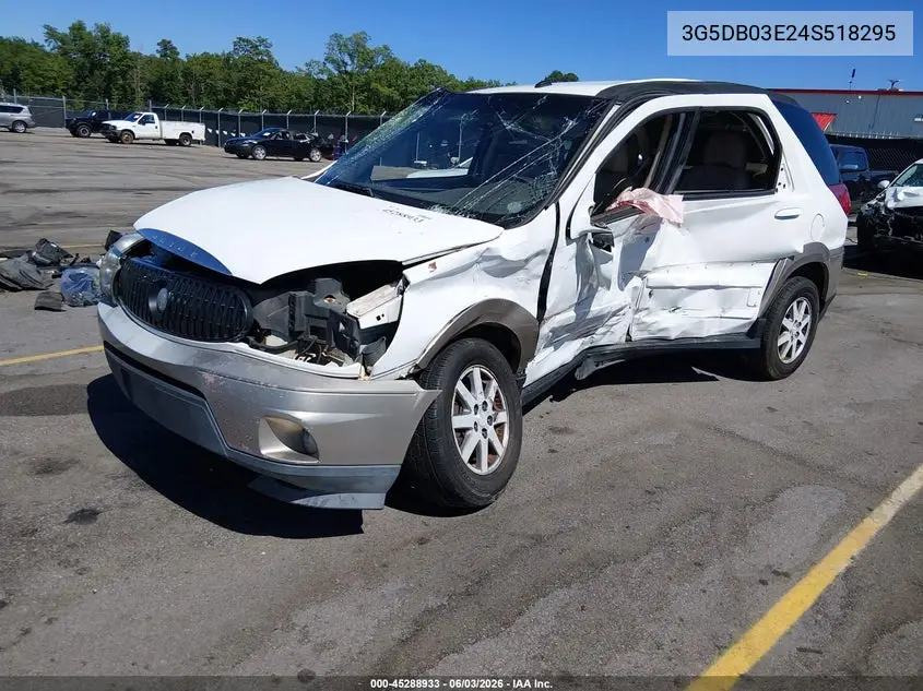 2004 Buick Rendezvous Cx VIN: 3G5DB03E24S518295 Lot: 45288933