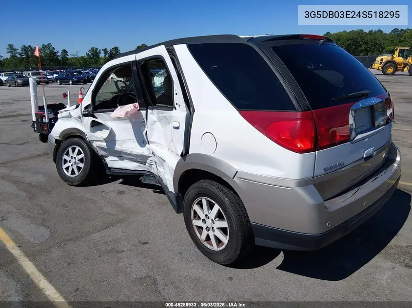 2004 Buick Rendezvous Cx VIN: 3G5DB03E24S518295 Lot: 45288933