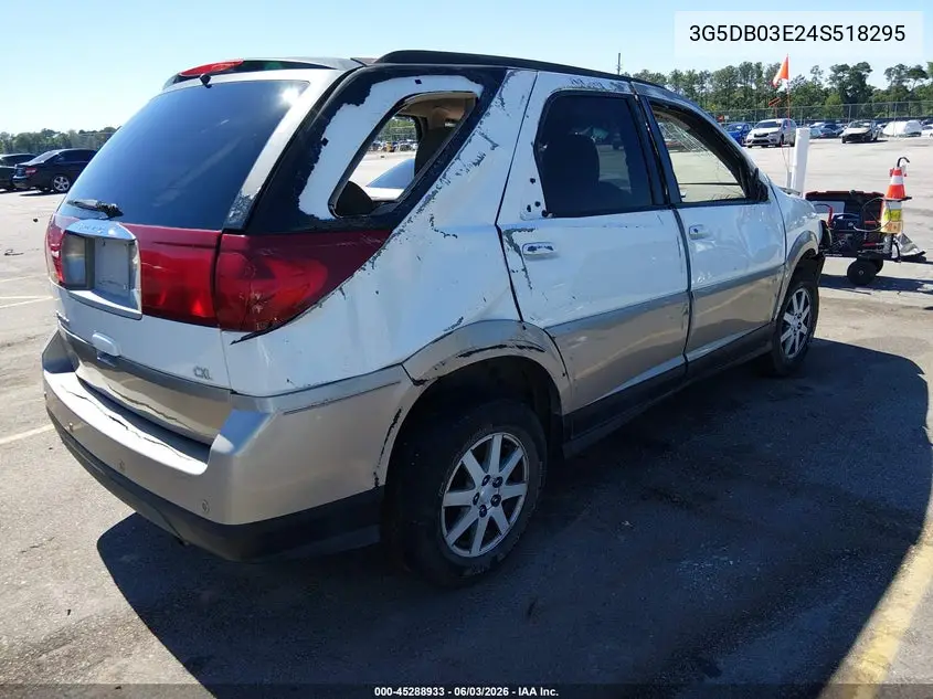 2004 Buick Rendezvous Cx VIN: 3G5DB03E24S518295 Lot: 45288933
