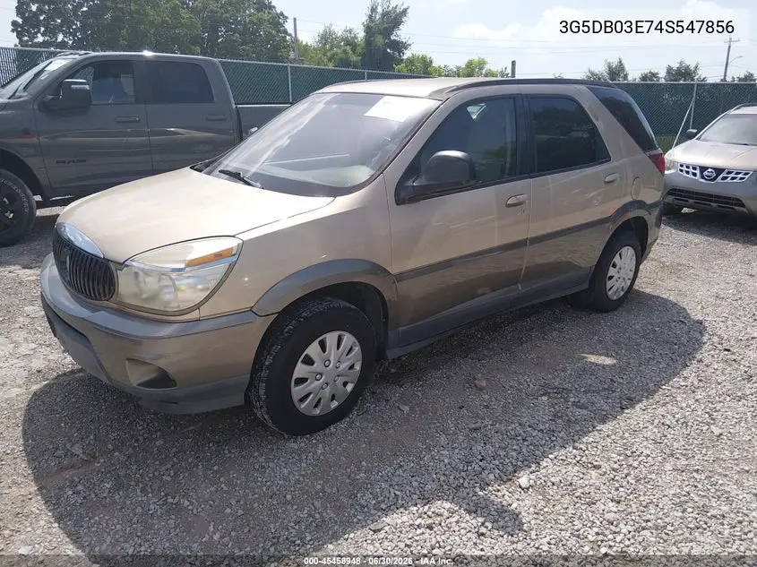2004 Buick Rendezvous Cx VIN: 3G5DB03E74S547856 Lot: 45458948