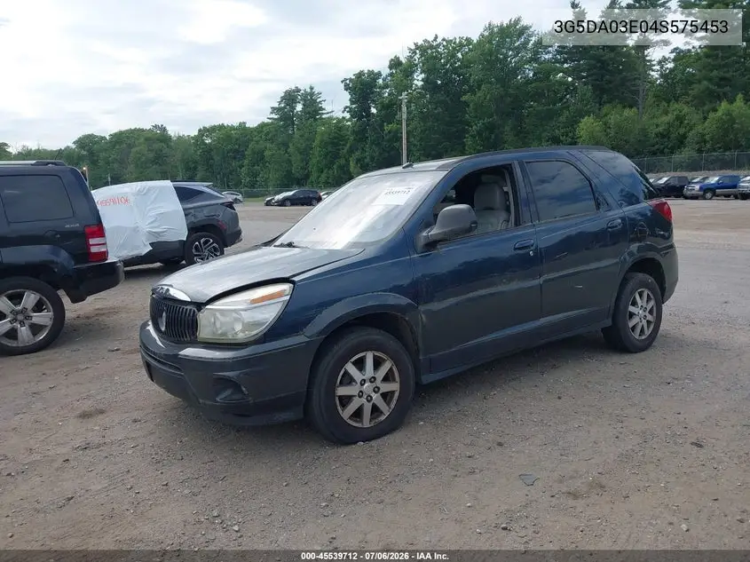 2004 Buick Rendezvous Cx VIN: 3G5DA03E04S575453 Lot: 45539712