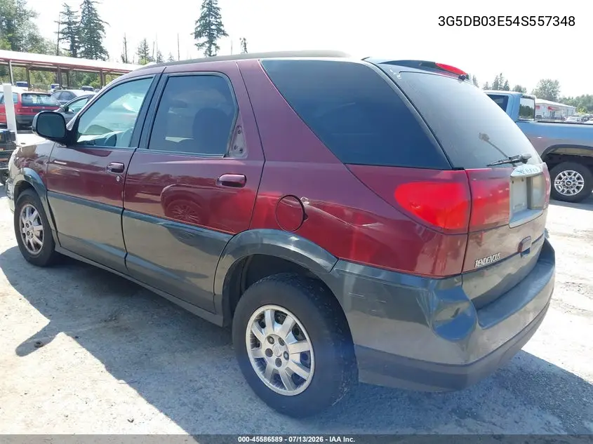 2004 Buick Rendezvous Cx VIN: 3G5DB03E54S557348 Lot: 45586589