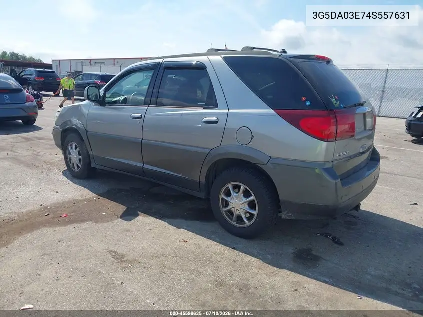 2004 Buick Rendezvous Cx VIN: 3G5DA03E74S557631 Lot: 45599635