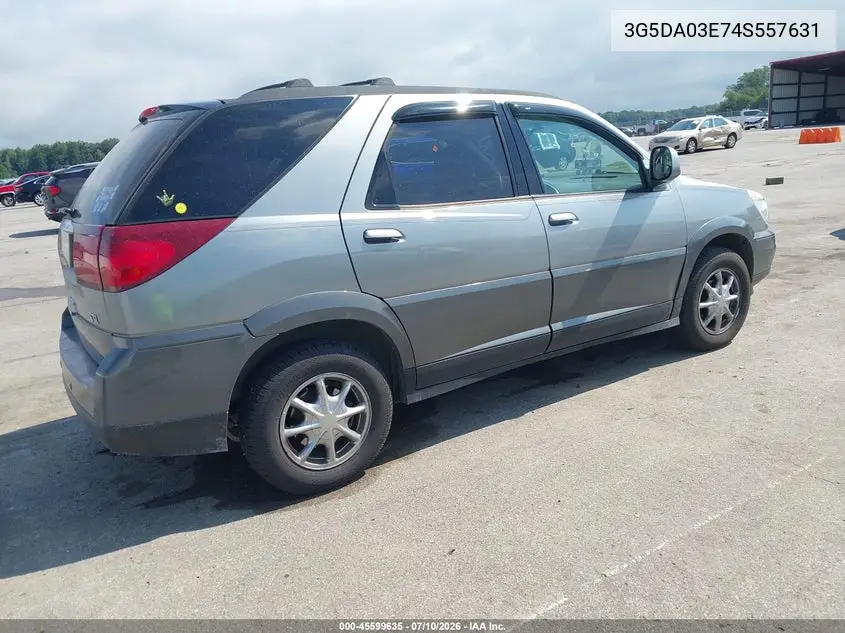 2004 Buick Rendezvous Cx VIN: 3G5DA03E74S557631 Lot: 45599635