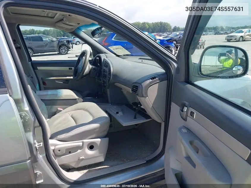 2004 Buick Rendezvous Cx VIN: 3G5DA03E74S557631 Lot: 45599635