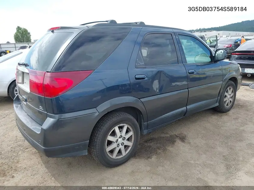 2004 Buick Rendezvous Cx VIN: 3G5DB03754S589184 Lot: 45609343
