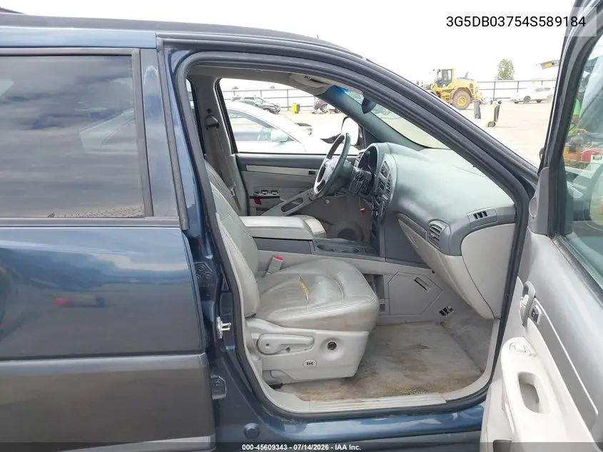 2004 Buick Rendezvous Cx VIN: 3G5DB03754S589184 Lot: 45609343