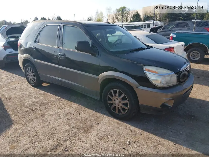 2005 Buick Rendezvous Cx VIN: 3G5DA03E85S563519 Lot: 44737768