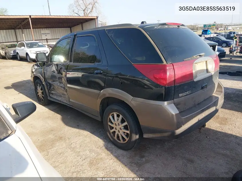 2005 Buick Rendezvous Cx VIN: 3G5DA03E85S563519 Lot: 44737768