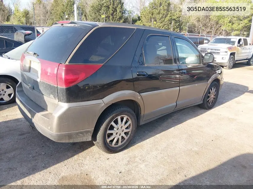 2005 Buick Rendezvous Cx VIN: 3G5DA03E85S563519 Lot: 44737768