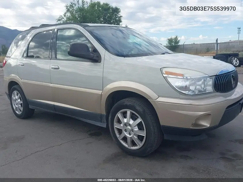 2005 Buick Rendezvous Cx VIN: 3G5DB03E75S539970 Lot: 45226853