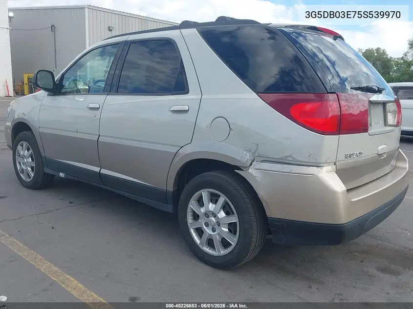 2005 Buick Rendezvous Cx VIN: 3G5DB03E75S539970 Lot: 45226853