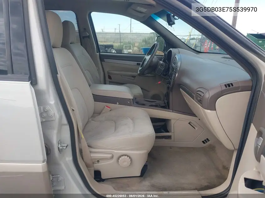 2005 Buick Rendezvous Cx VIN: 3G5DB03E75S539970 Lot: 45226853