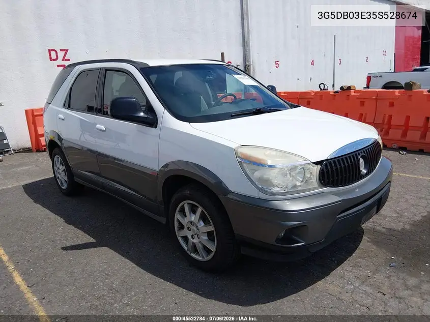 2005 Buick Rendezvous Cx VIN: 3G5DB03E35S528674 Lot: 45522784