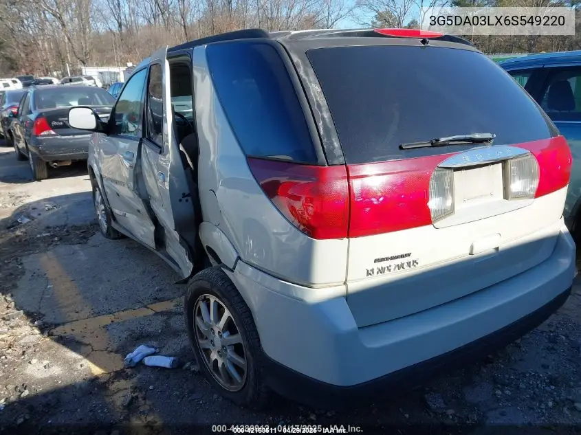 2006 Buick Rendezvous Cx VIN: 3G5DA03LX6S549220 Lot: 42163511